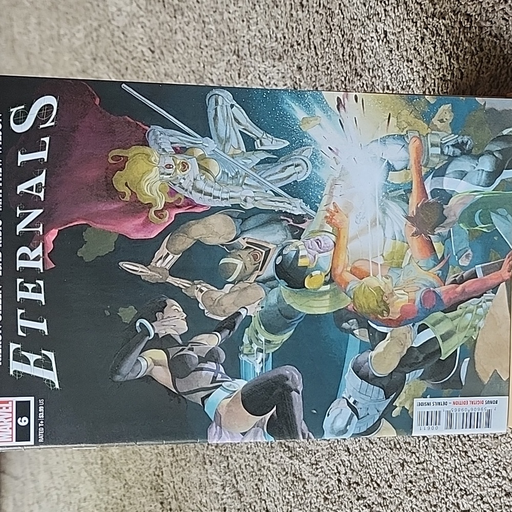 Eternals #6 Marvel (2021) Gillen Ribic Wilson Run – Modern Key Series Issue